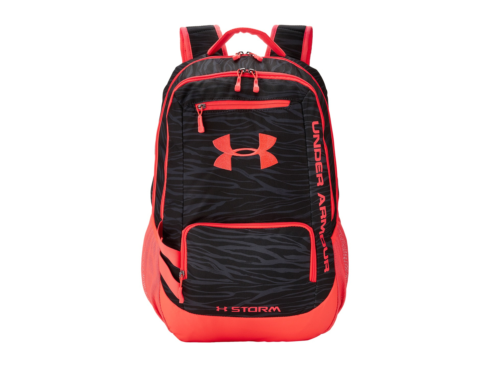 under armour hustle backpack red