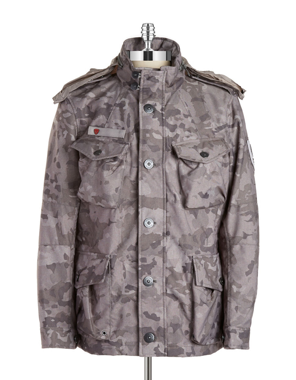 Strellson Camoflauge Ranger Jacket in Gray for Men | Lyst