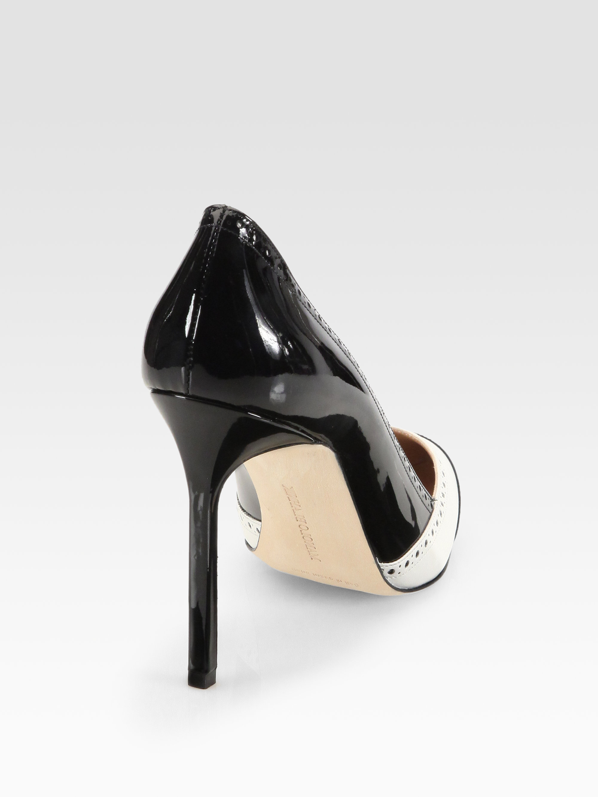 manolo blahnik patent leather