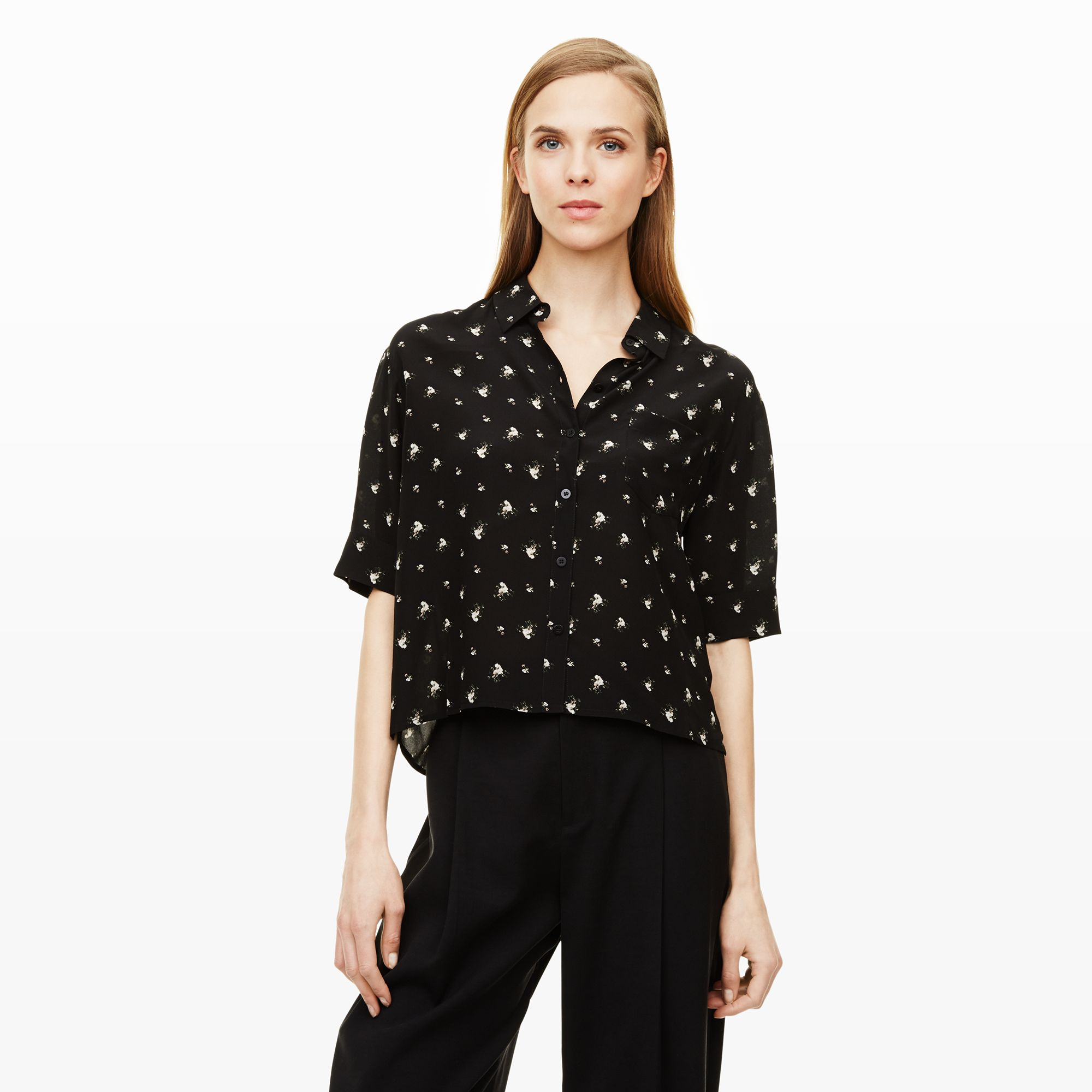 club monaco silk shirt