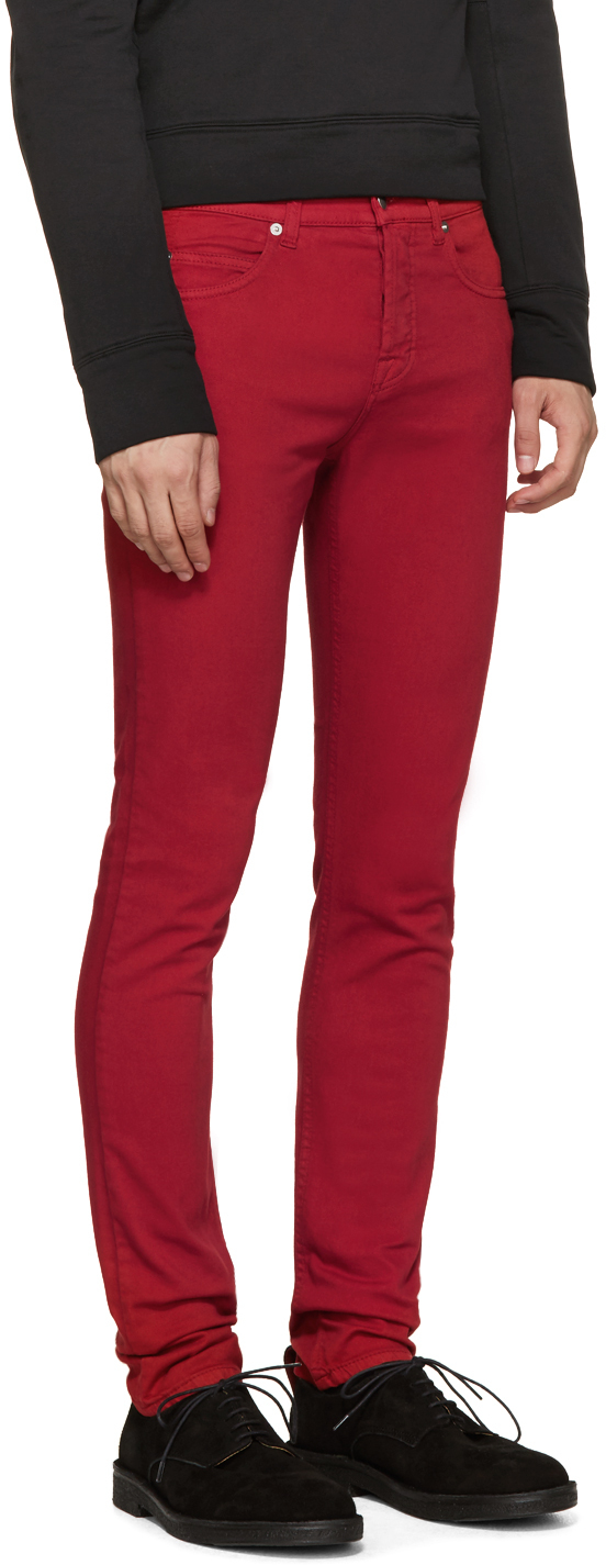 Mcq Red Skinny Jeans In Red For Men Lyst Gallery - Mcq Red Skinny Jeans In Red For Men Lyst
