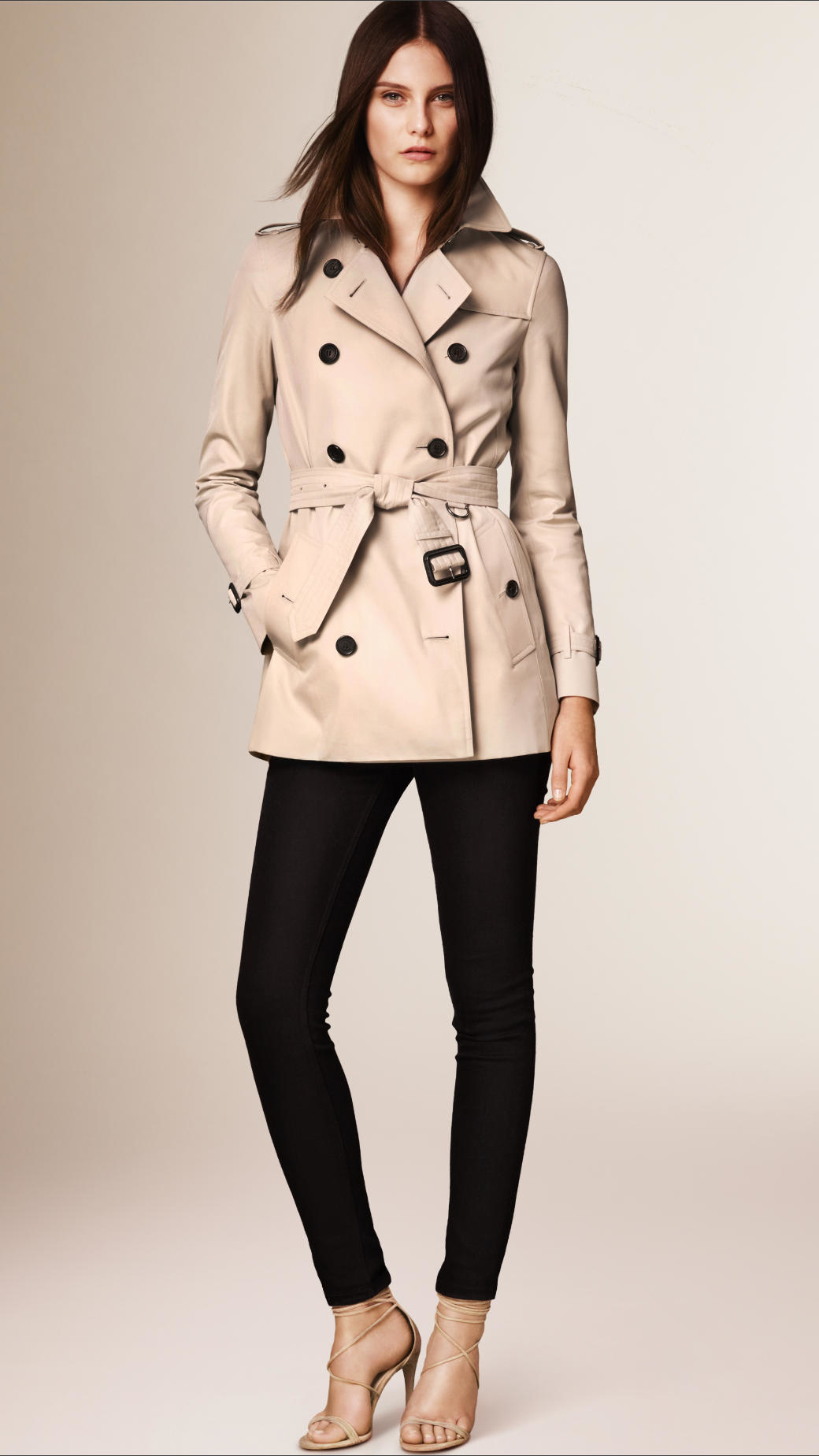 Burberry Cotton The Kensington - Short Heritage Trench Coat in ...