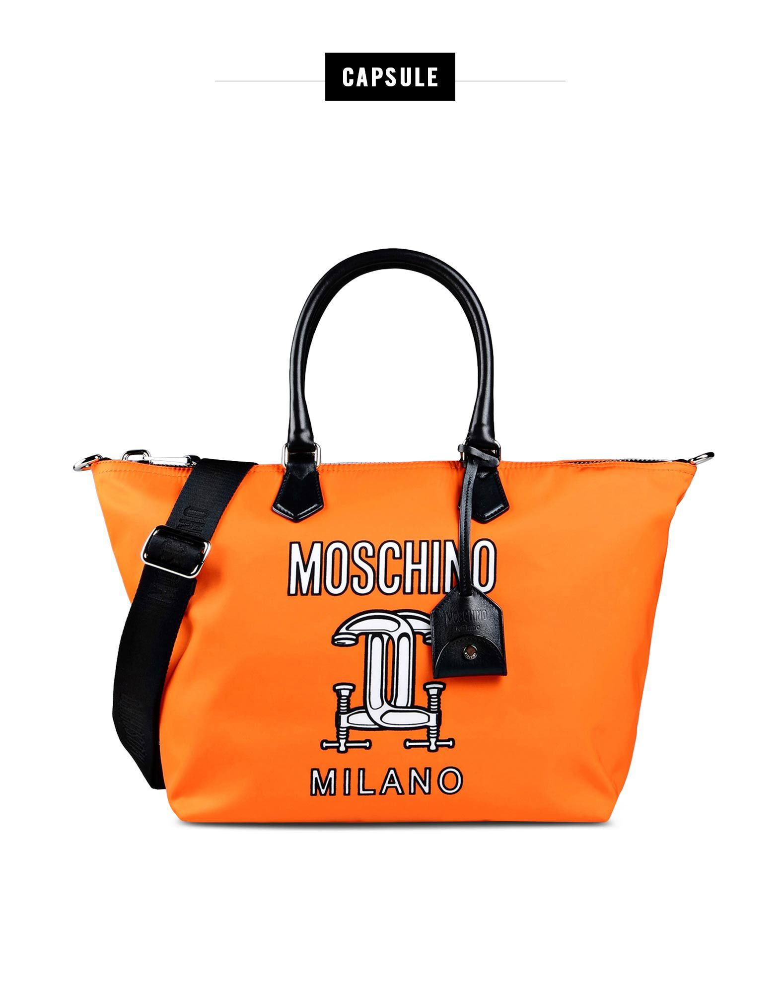 Moschino Tote Bag in Orange Lyst