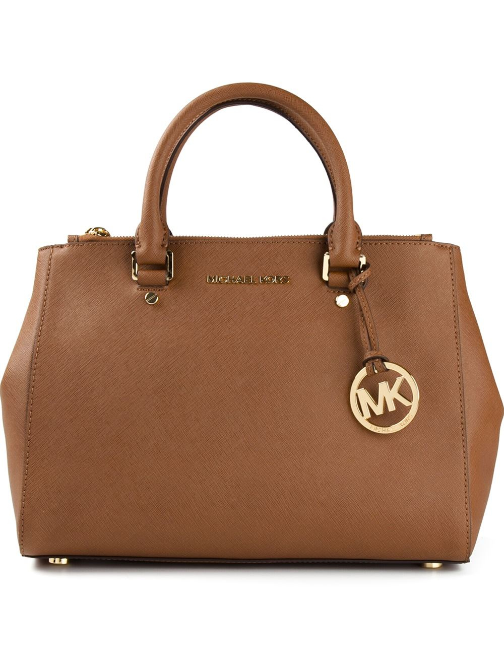 Lyst Michael Kors Jet Set Travel Dressy Tote In Brown Gallery