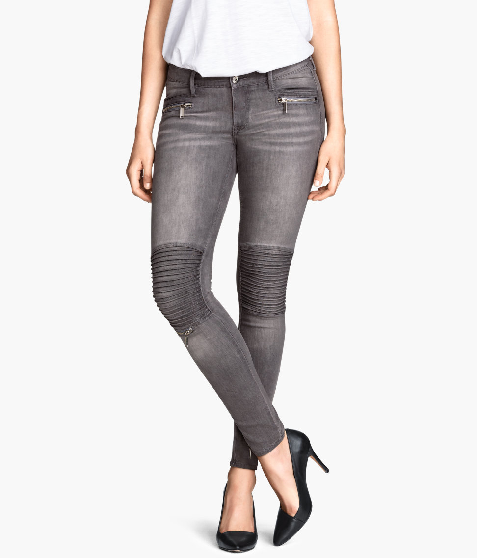 skinny low waist ankle jeans h&m
