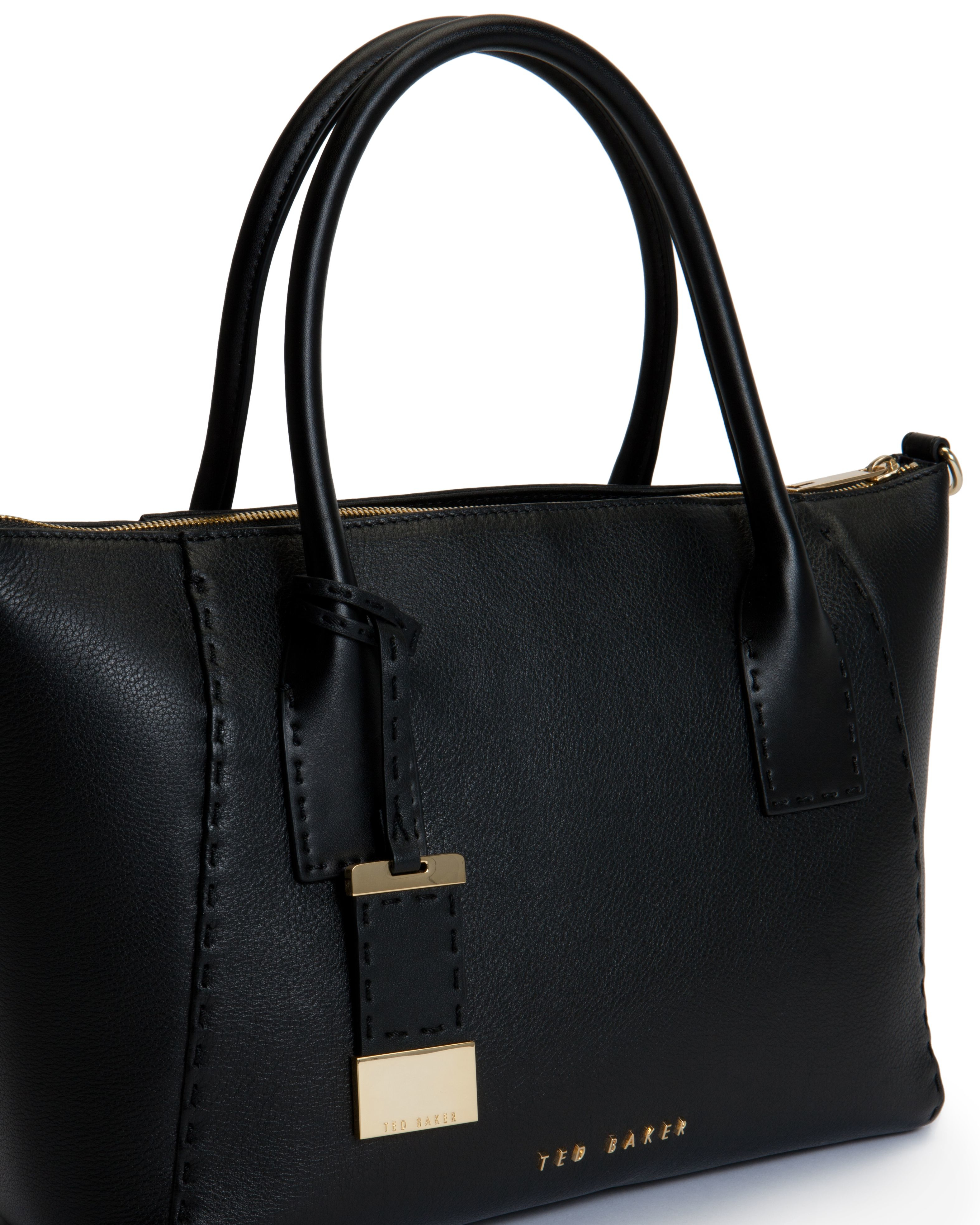 Lyst Ted Baker Paigee Large iLeatheri Tote iBagi in iBlacki