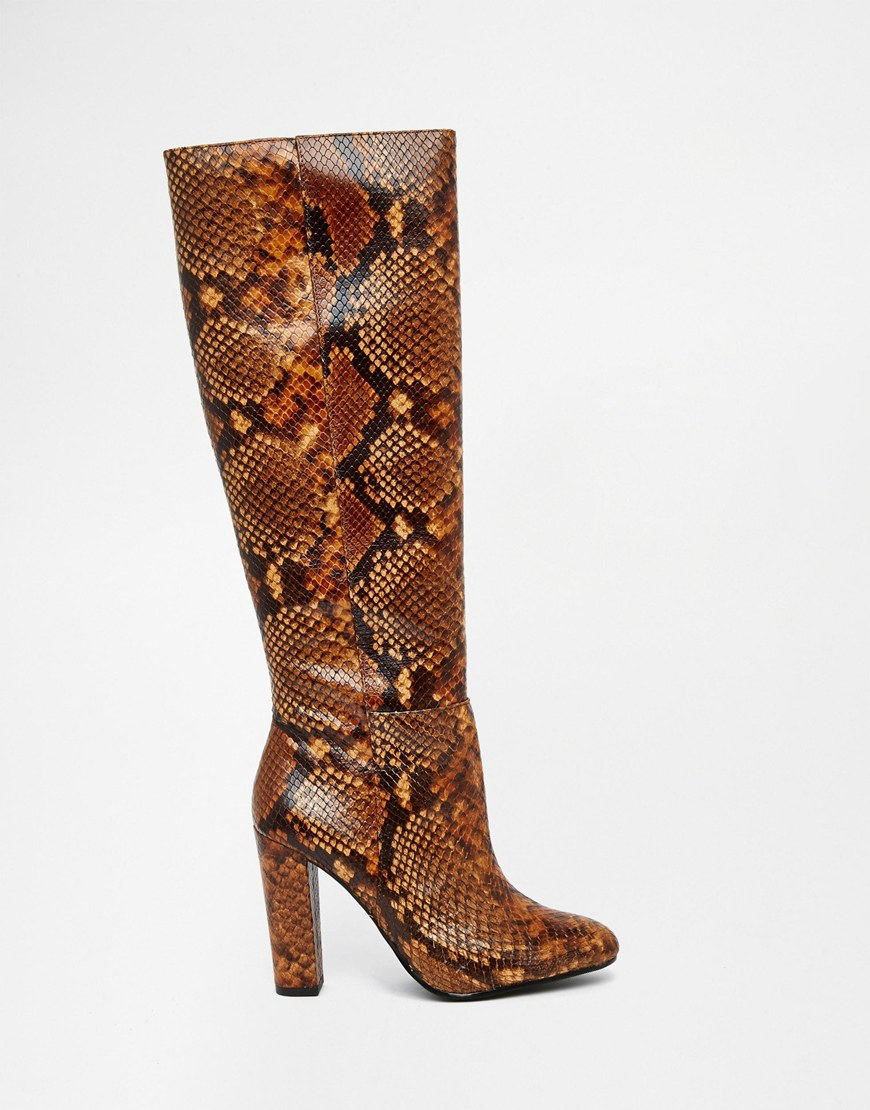aldo snake booties