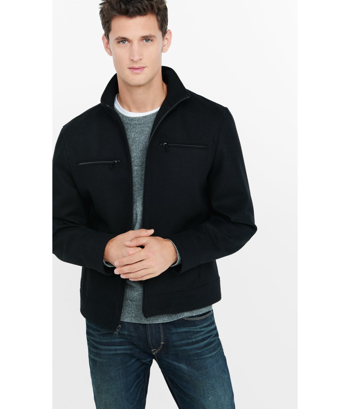 jacket stand up collar