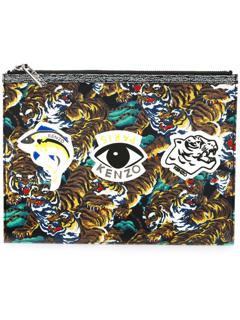 kenzo tiger clutch