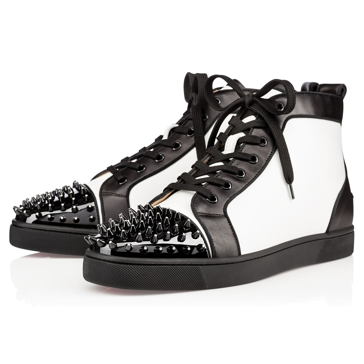 christian louboutin black and white