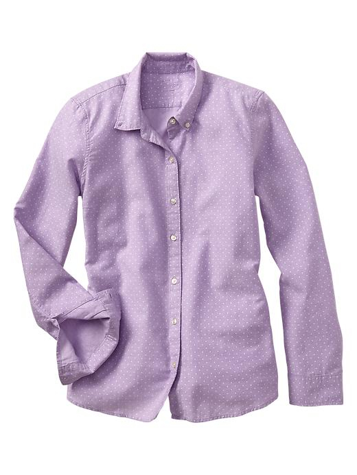 gap fitted boyfriend oxford shirt