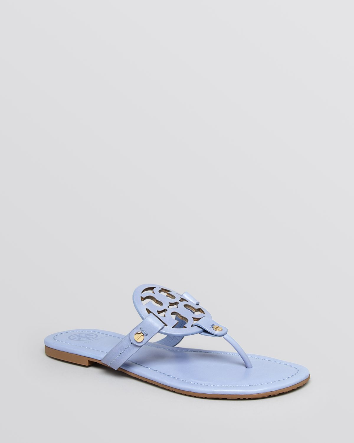 tory burch miller rainbow crystal flat thong sandals