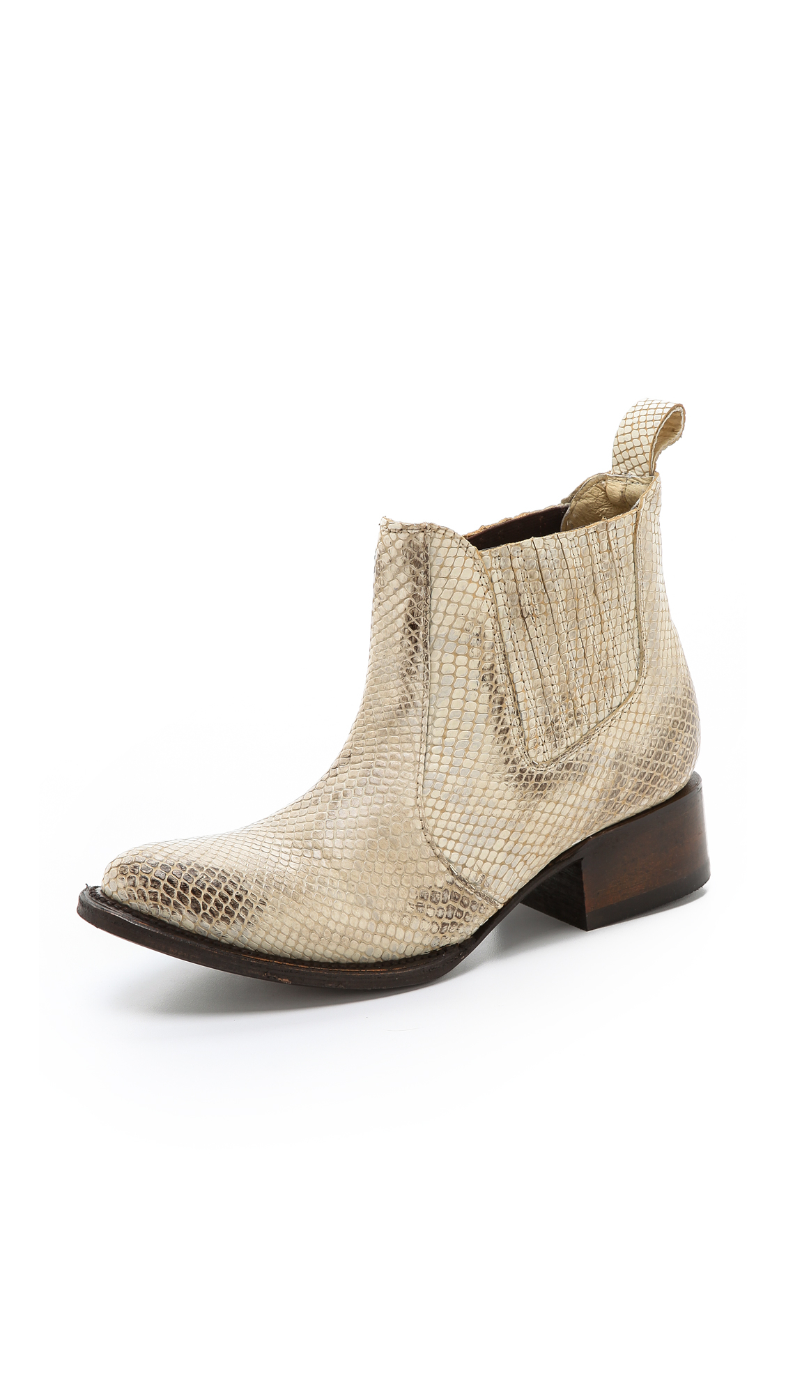 freebird white booties