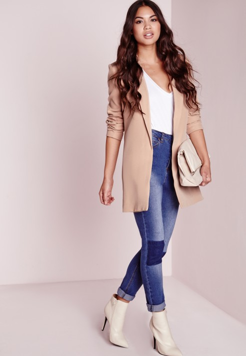 tall longline blazer