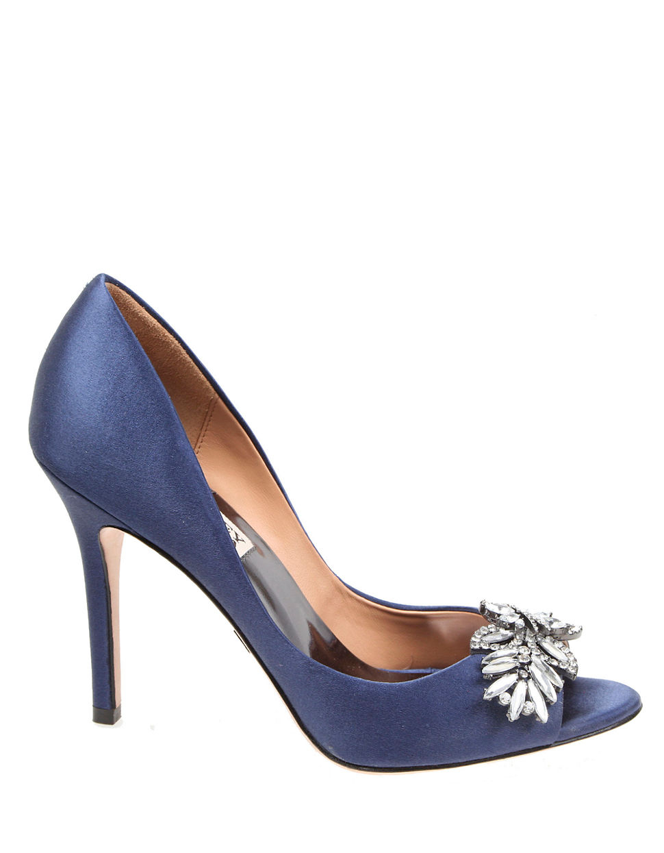 badgley mischka peep toe pumps