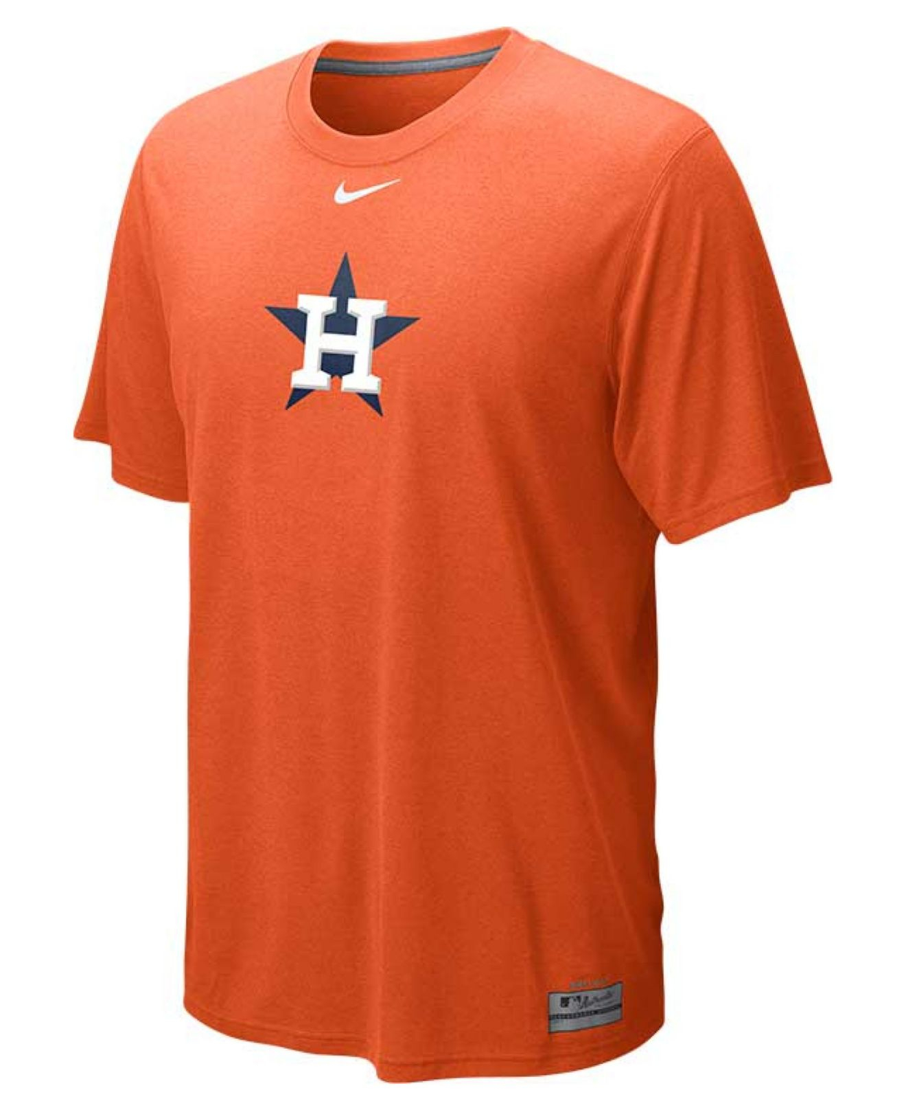 Nike Men's Houston Astros Dri-fit Logo Legend T-shirt in Orange for Men ...
