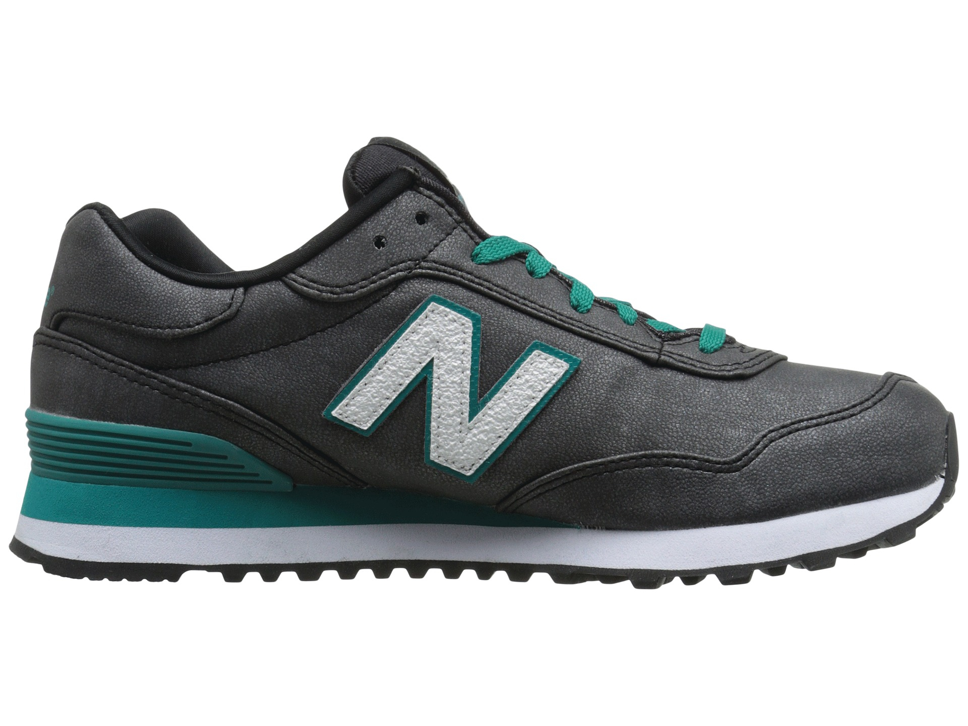 New Balance Suede Wl515 in Green - Lyst