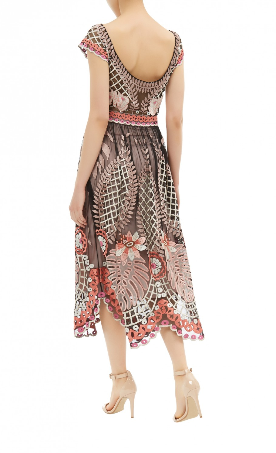 temperley london midi belle dress