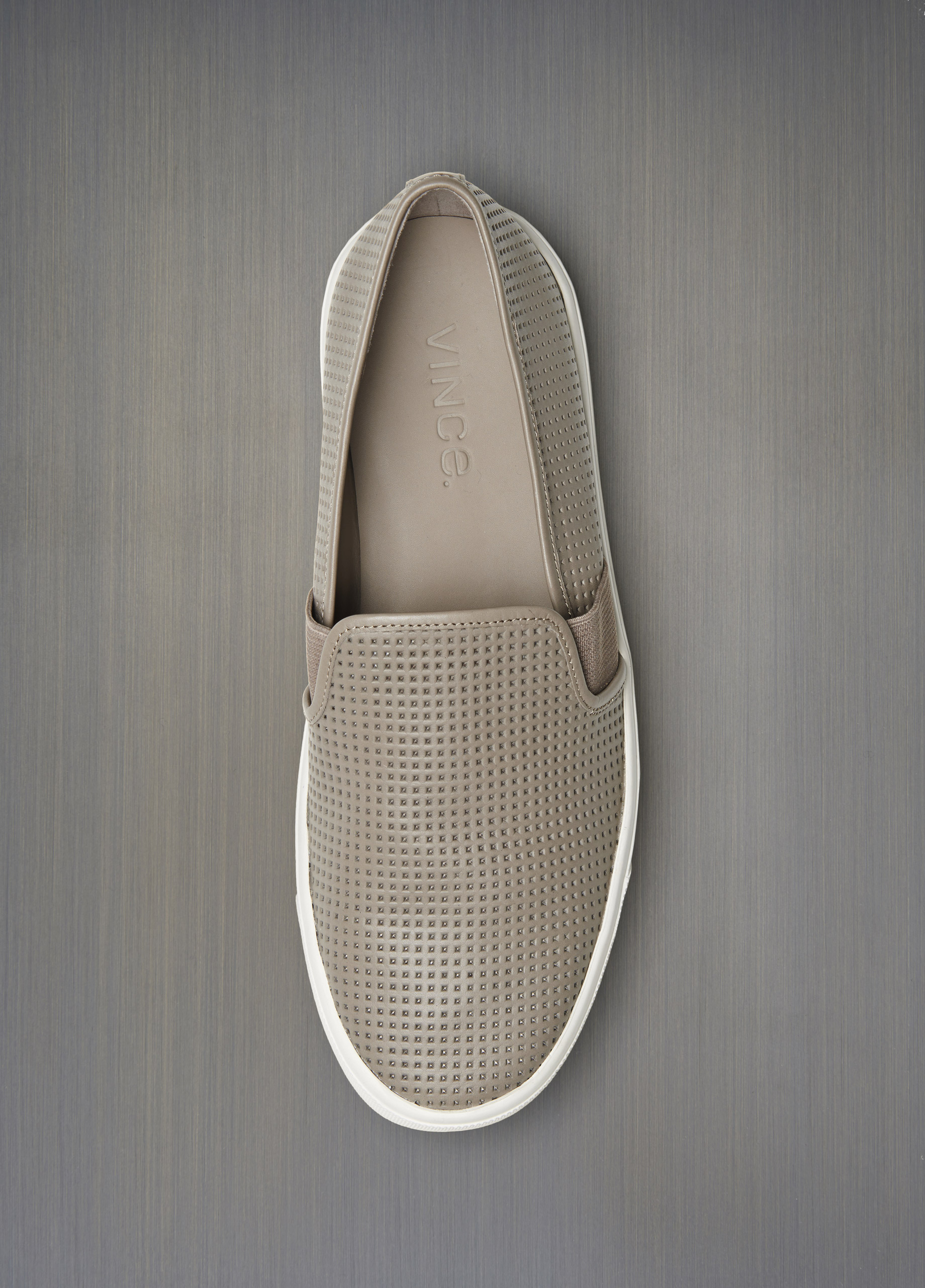 vince blair perforated leather sneakers