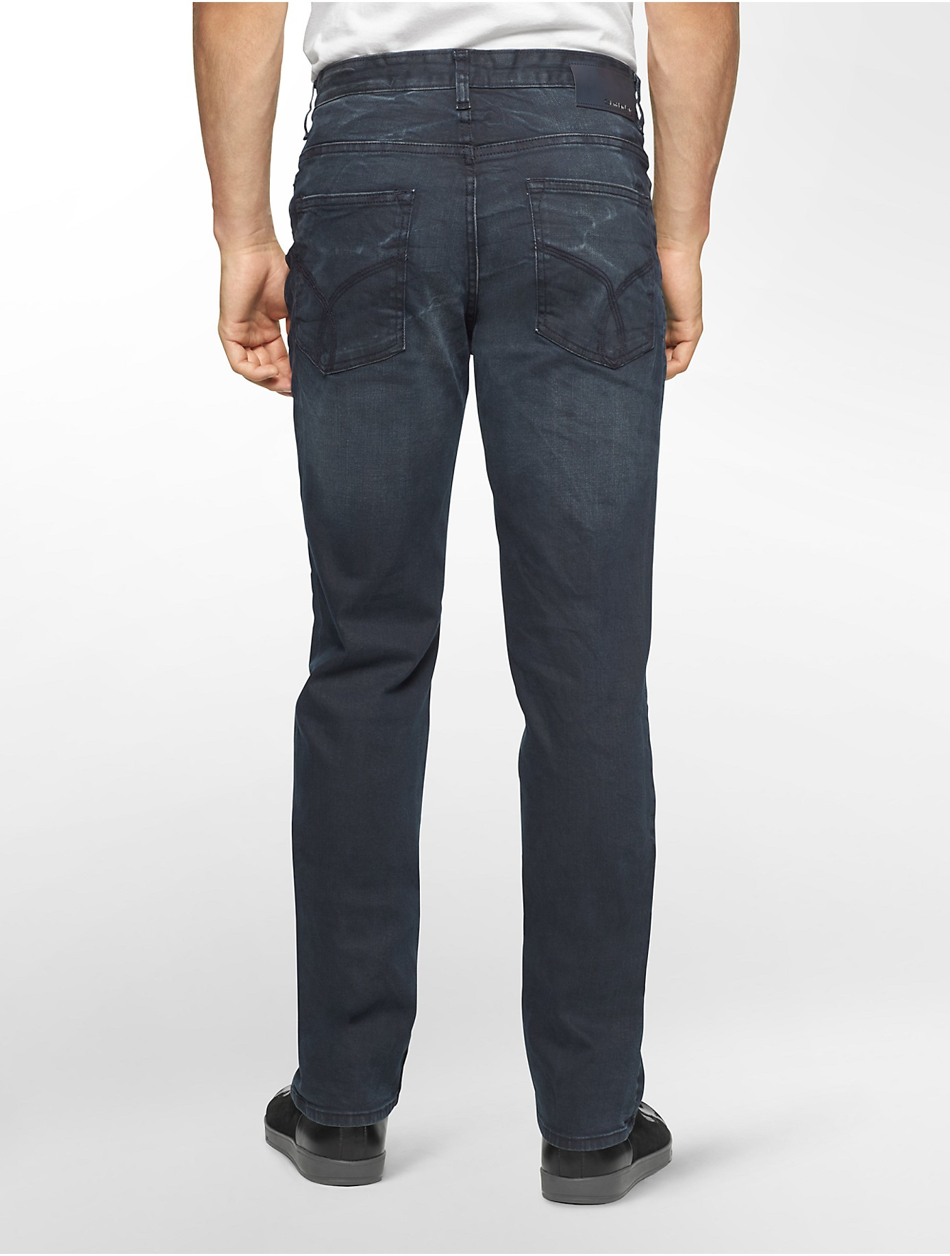 Lyst Calvin klein Jeans Straight Leg Cool Indigo Dark Wash Jeans in