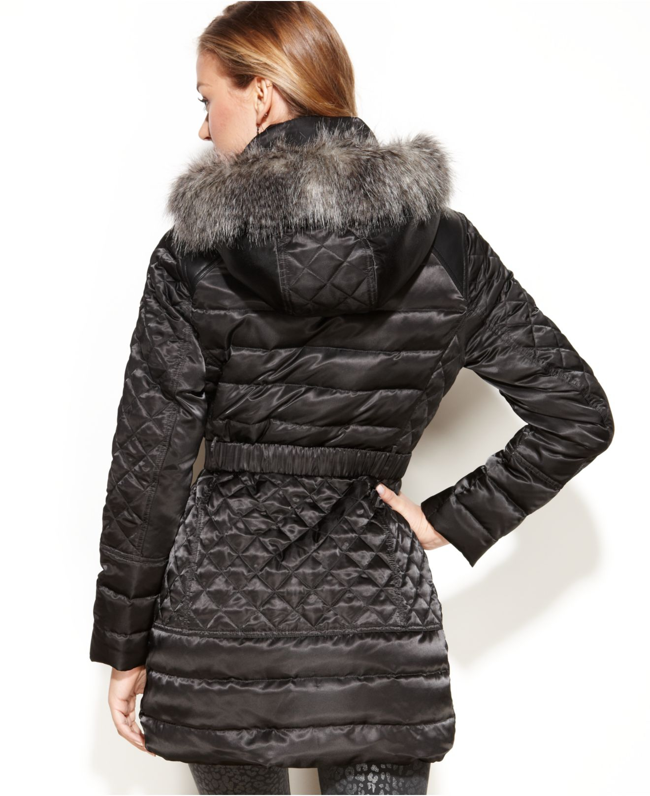 guess hooded puffer