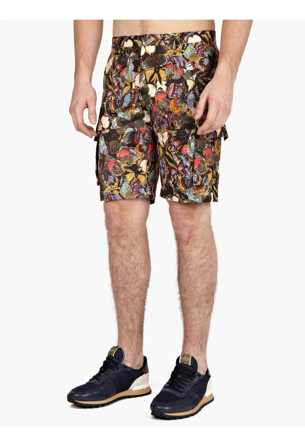 Valentino Men’S Camubutterfly Printed Bermuda Shorts for Men Lyst