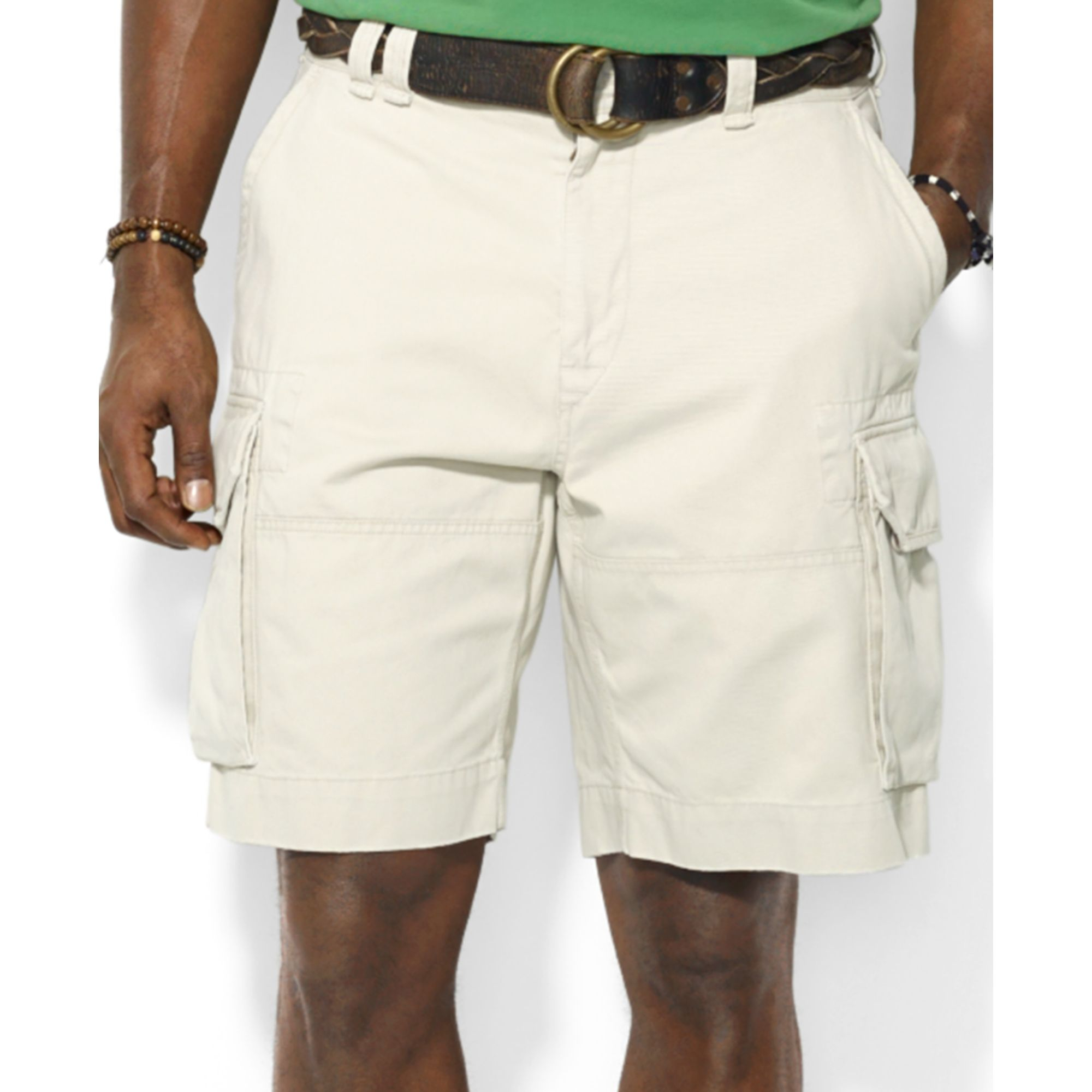 Polo Ralph Lauren Polo Big and Tall Gellar Cargo Shorts in Natural for ...