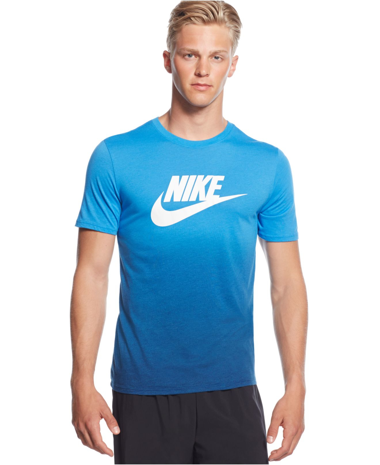 light blue nike shirts