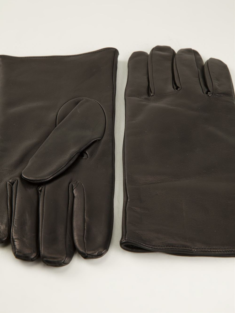 Dents Mens Mahogany York Lambskin Gloves Brown