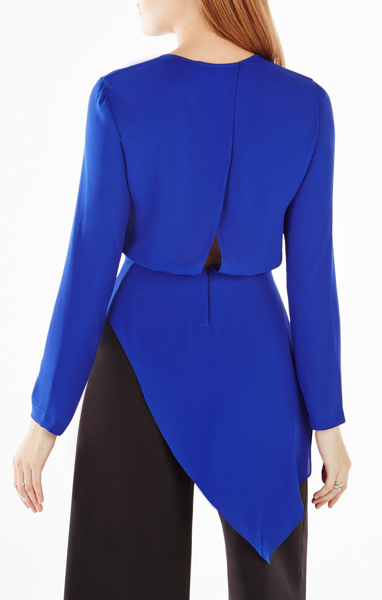 blue high low top