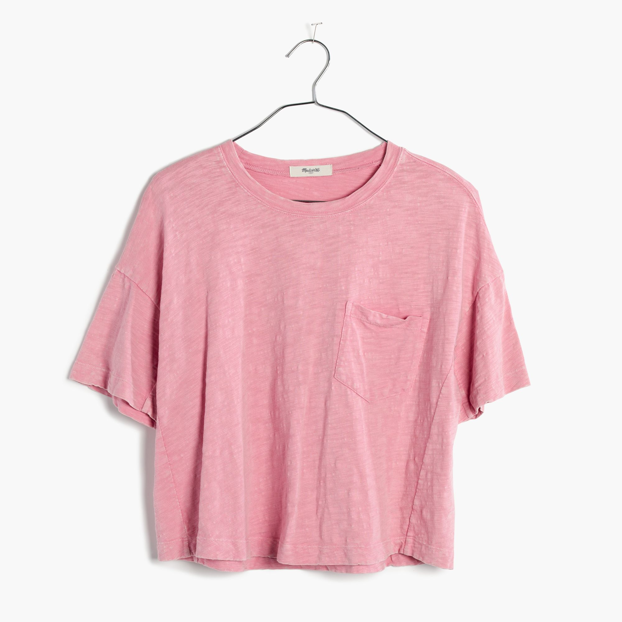 Madewell Cotton Garment-dyed Pocket Tee 