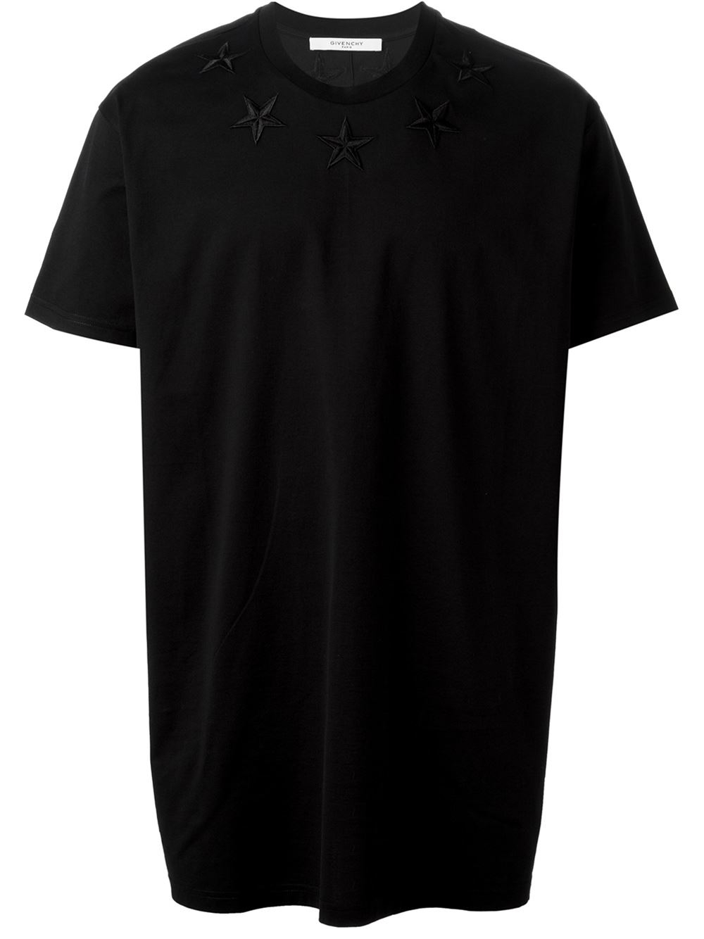 Star-Embroidered Cotton T-Shirt 