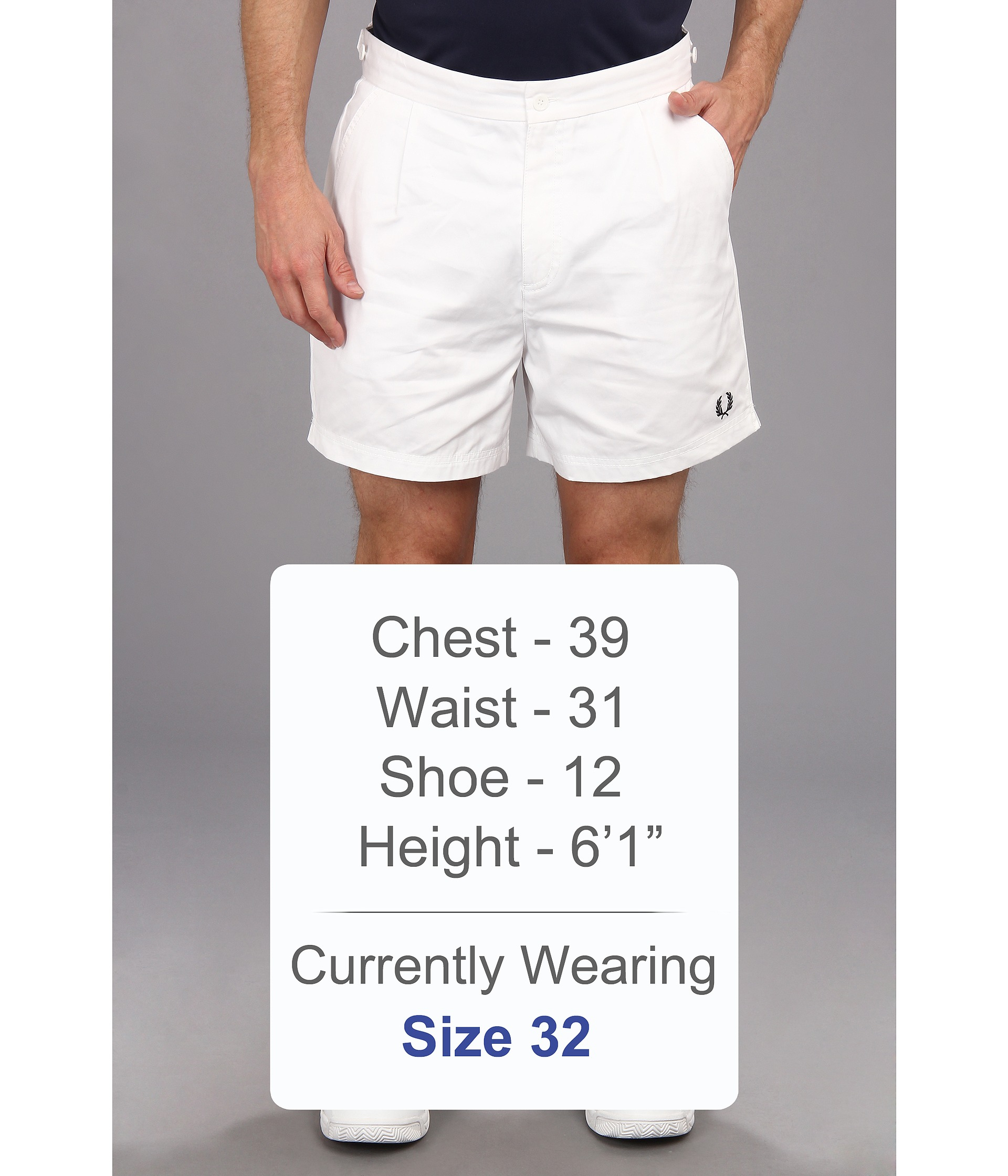 Fred Perry Tailored Tennis Shorts in White for Men - Lyst