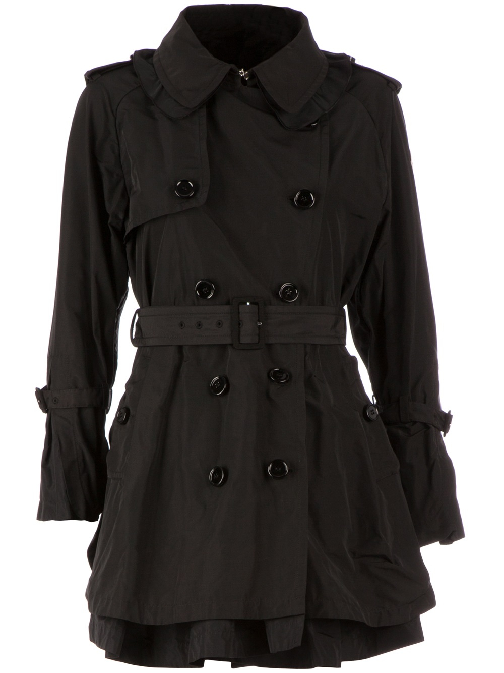 Moncler Durenne Trench Coat in Black Lyst