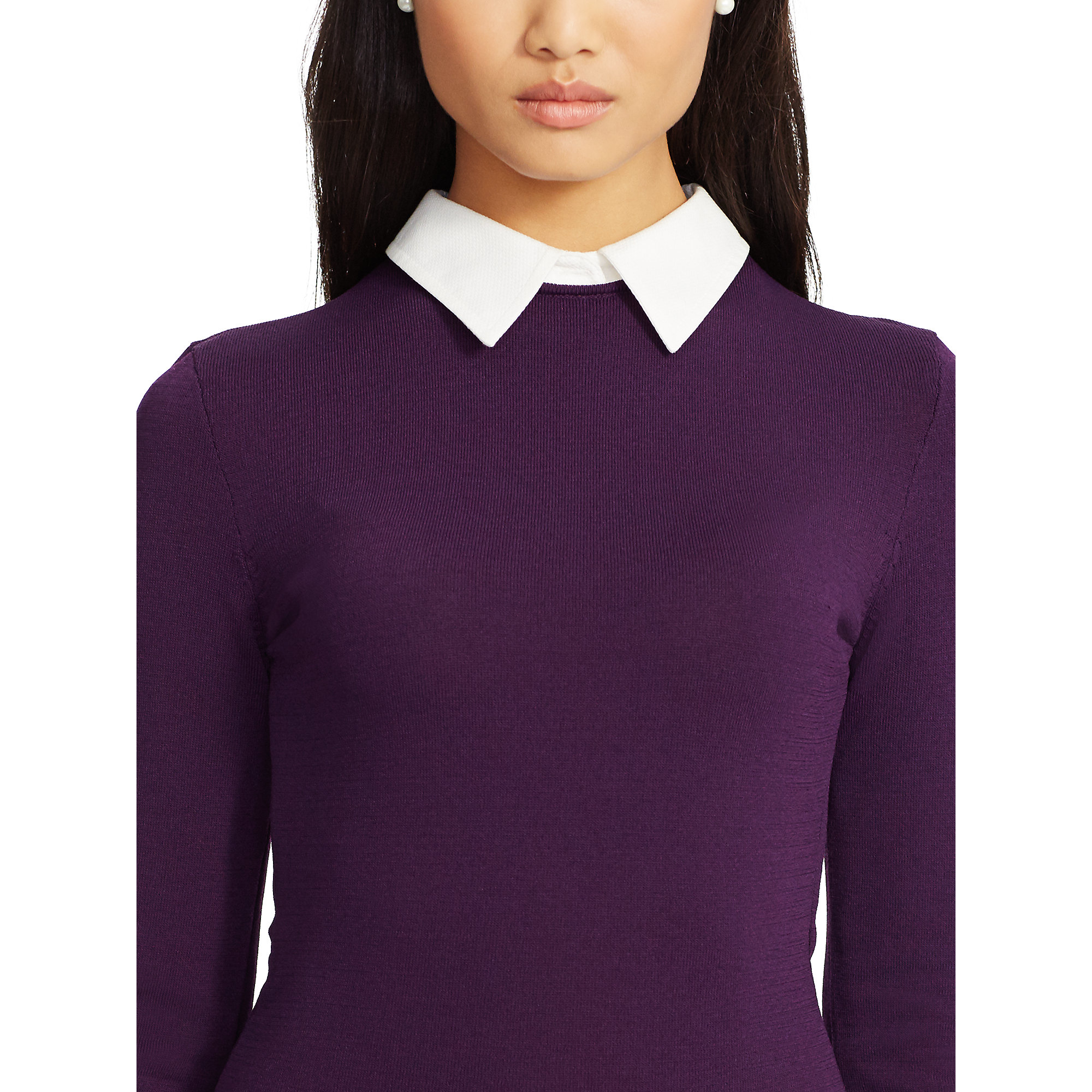 polo sweater with collar