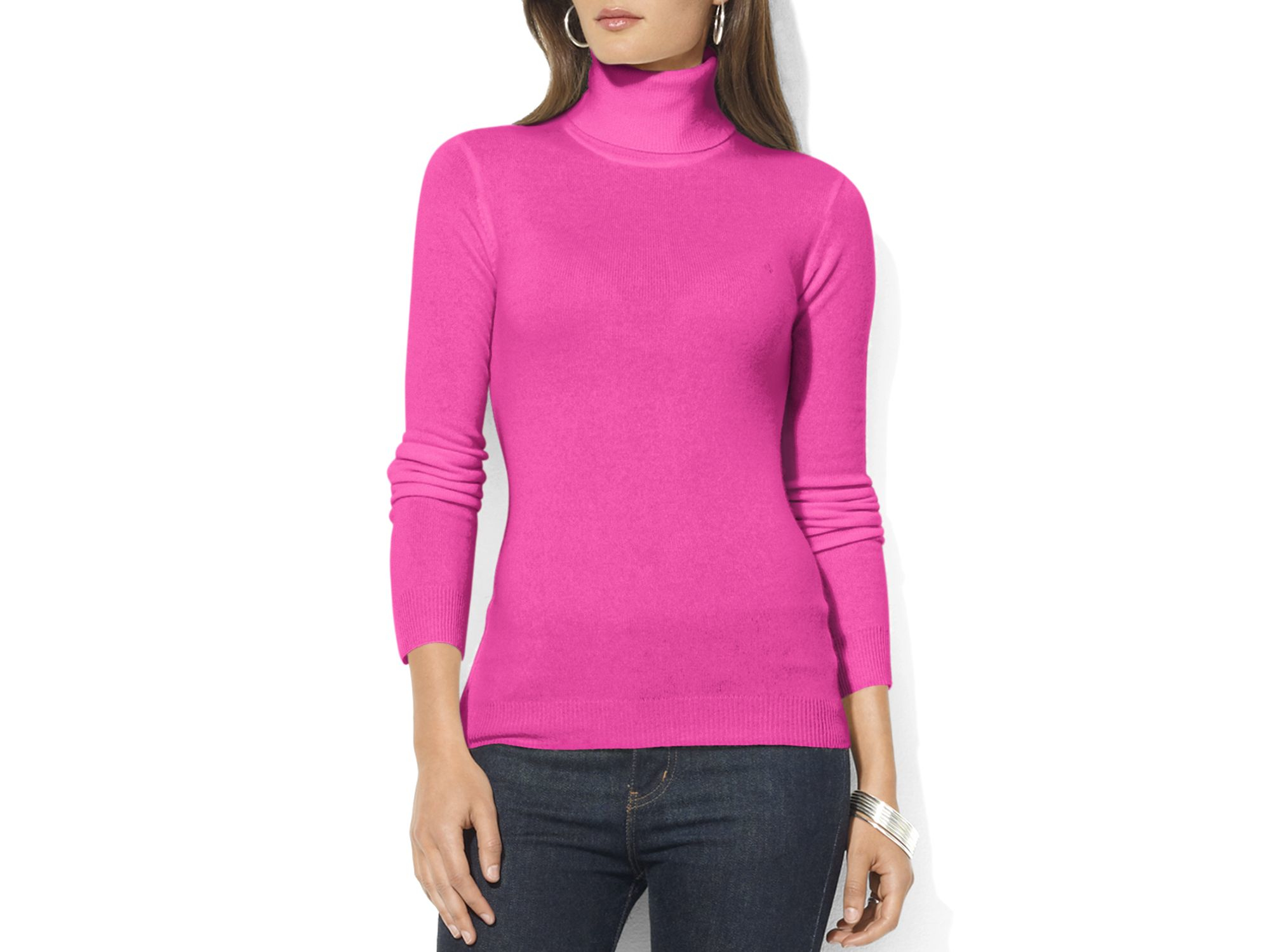 ralph lauren pink turtleneck