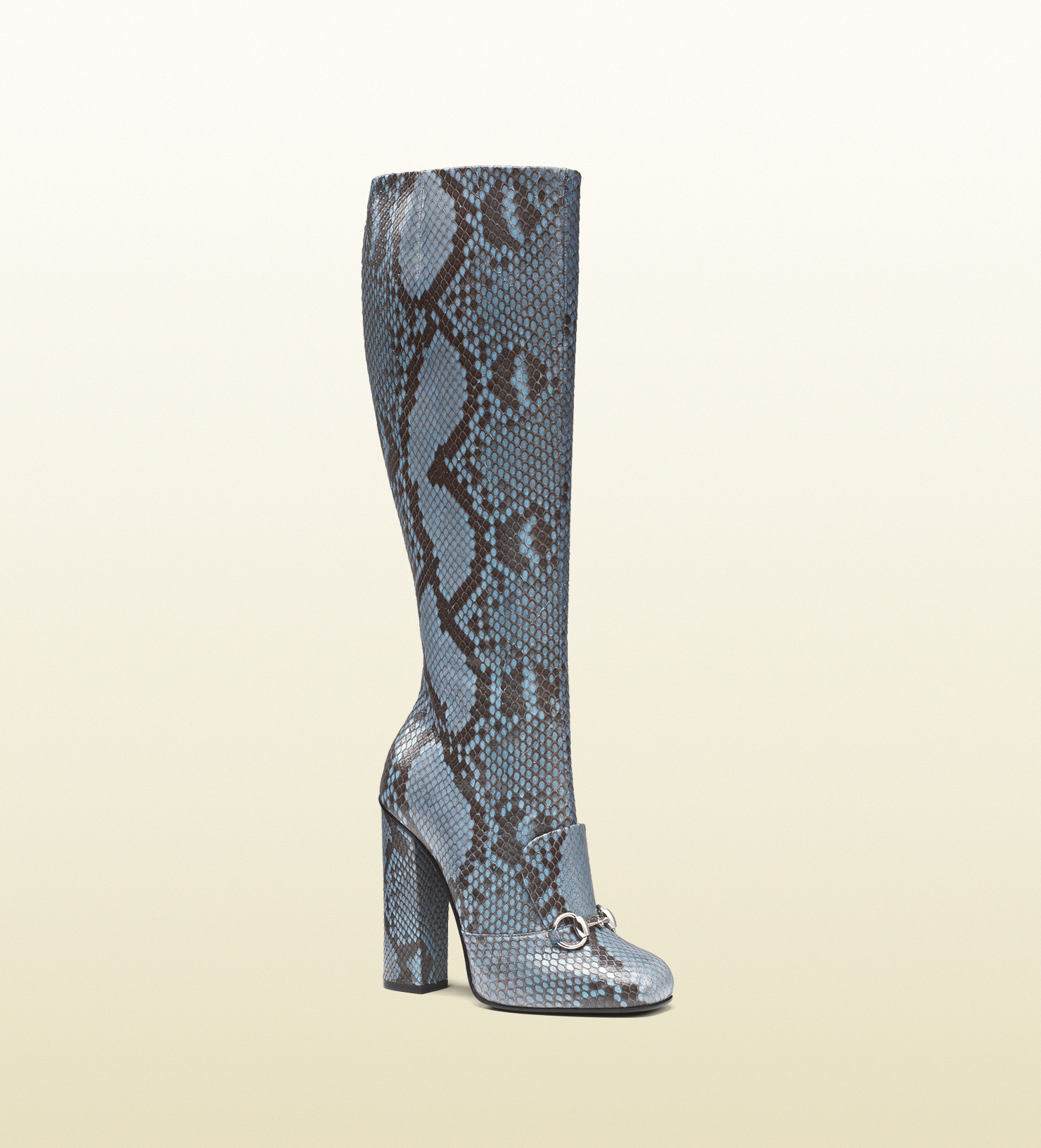 gucci snakeskin boots