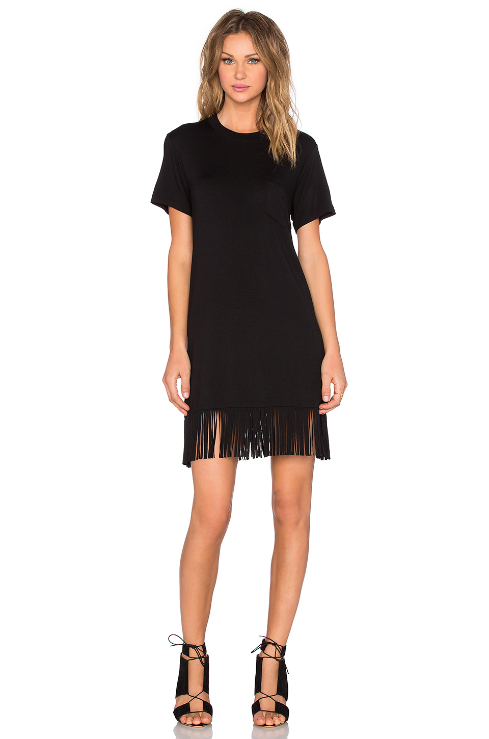 tassel t shirt dress