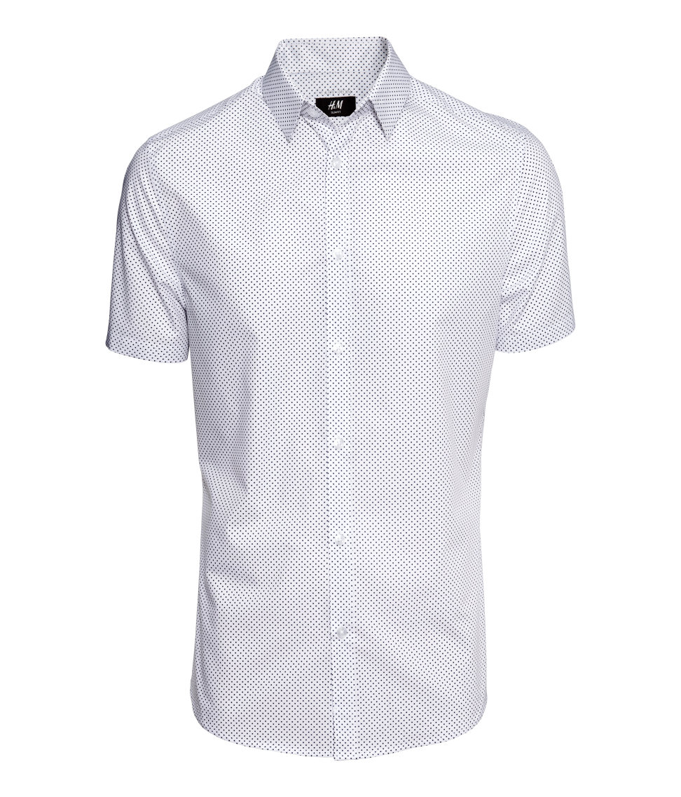 h&m short sleeve blouse