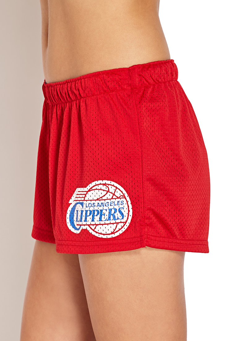 Forever 21 Los Angeles Clippers Shorts in Red/Blue (Red ...