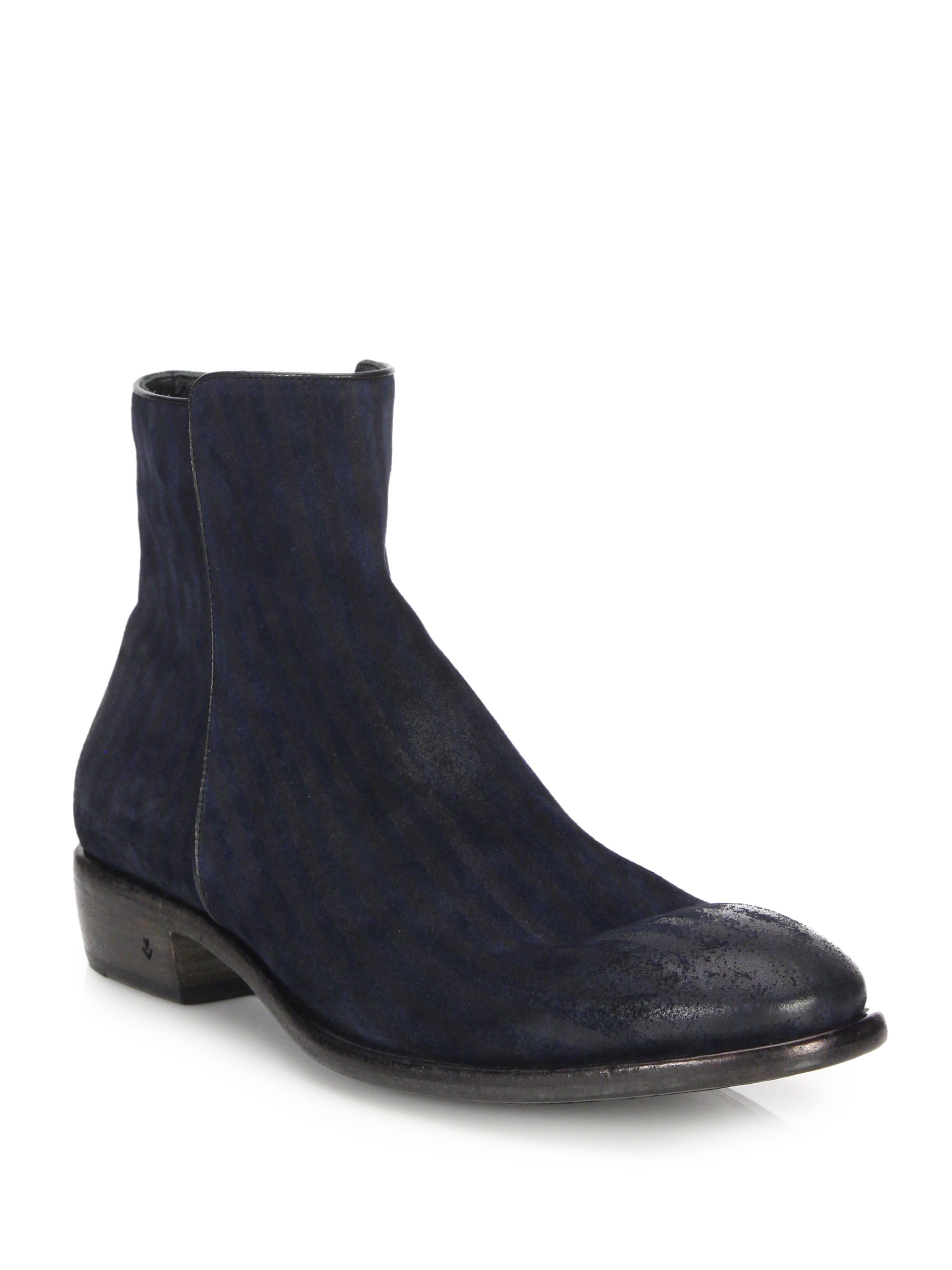 john varvatos suede boots