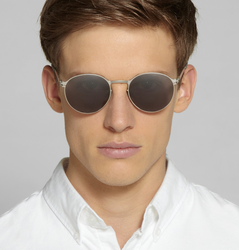 Lyst - Mykita Wynton Roundframe Sunglasses in Gray for Men