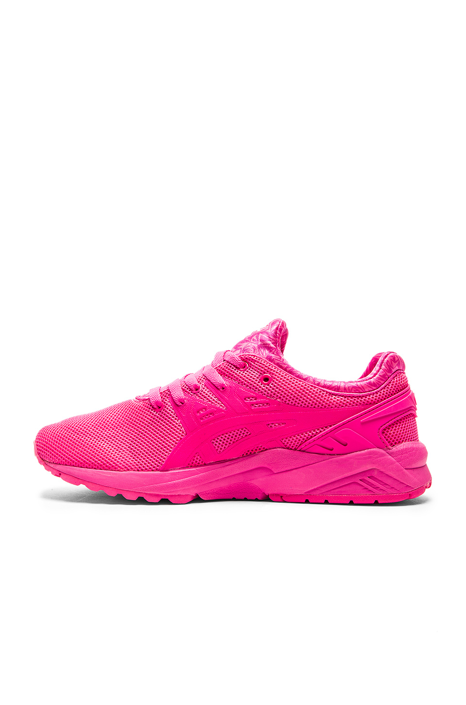 asics gel kayano neon pink