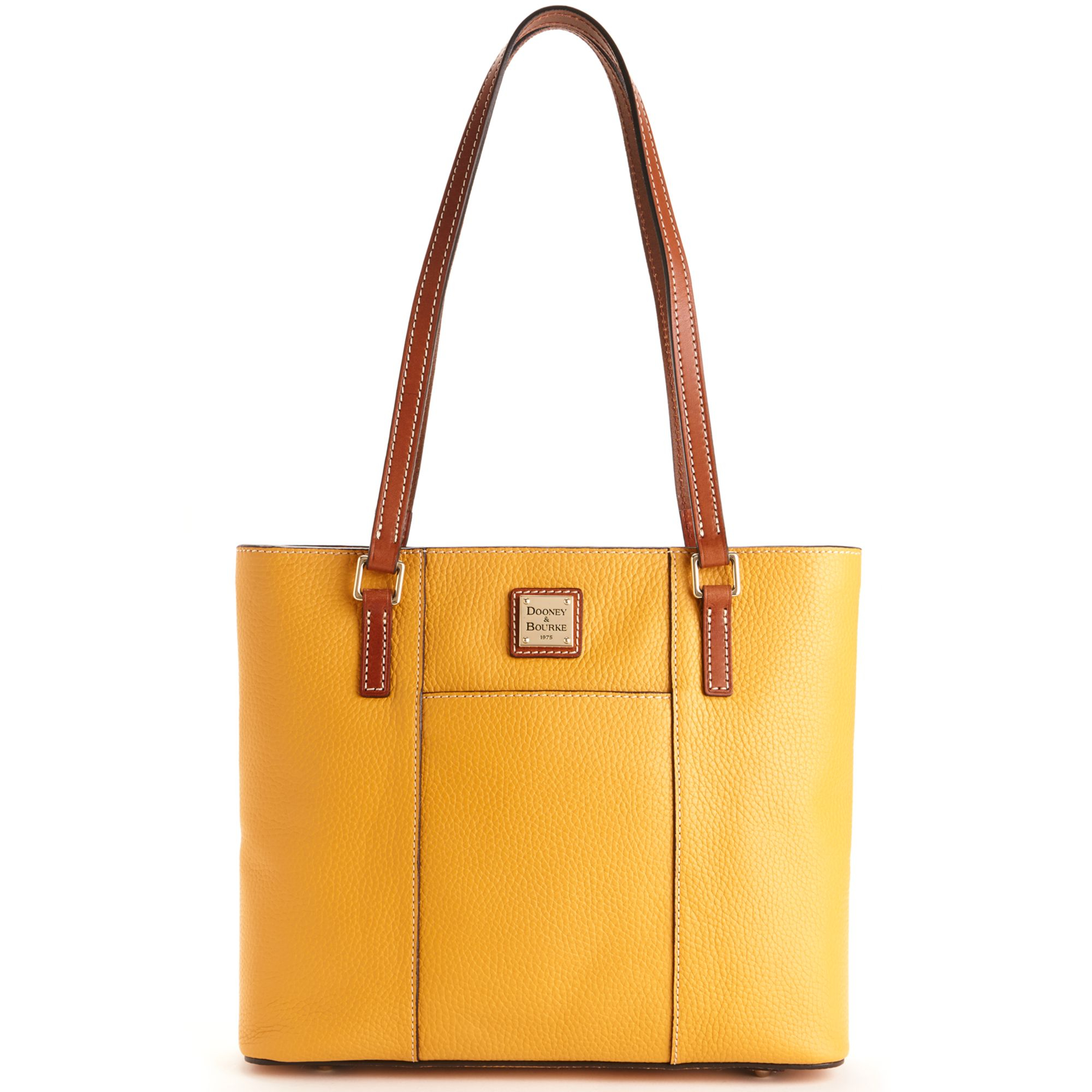 Dooney & bourke Pebble Small Lexington Shopper in Yellow Lyst