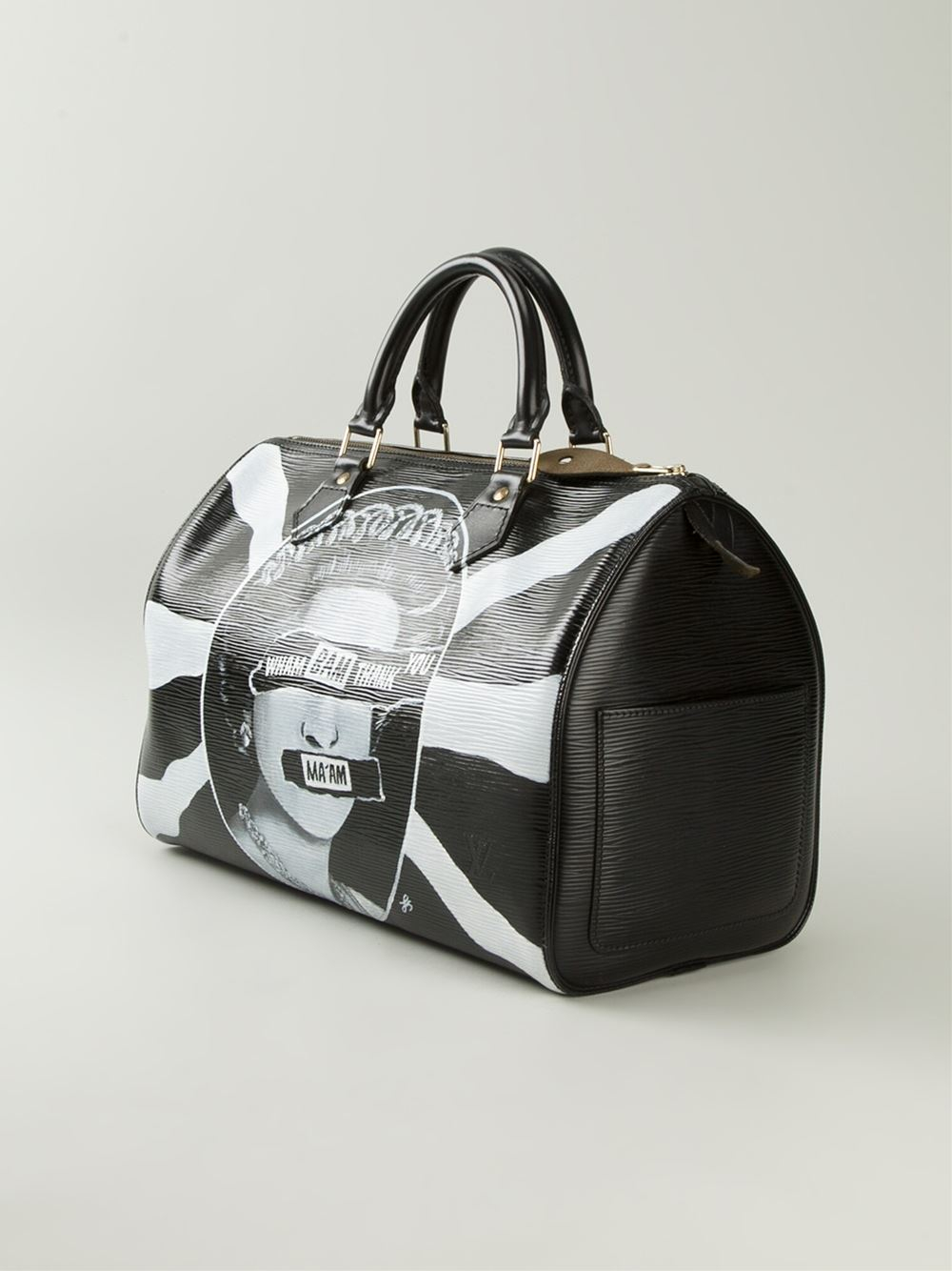 Louis Vuitton Union Jack Printed Bowling Bag in Black - Lyst