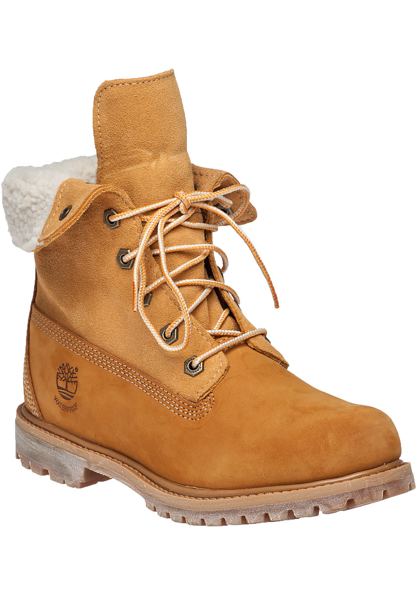 Timberland Teddy Fold-Down Ankle Boot in Natural | Lyst