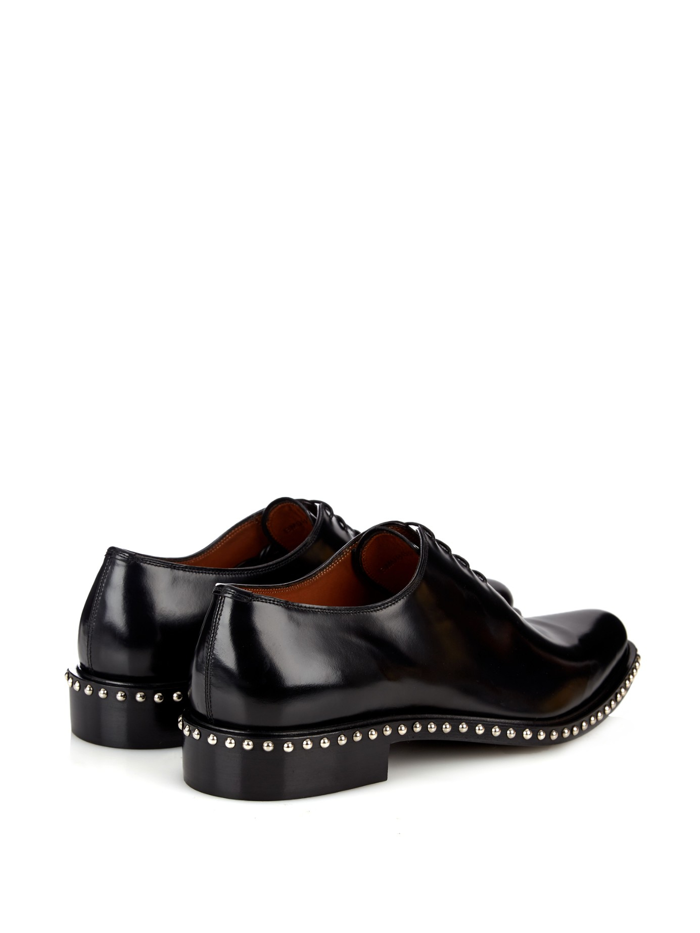 Givenchy Studded Leather Lace-Up Derby 