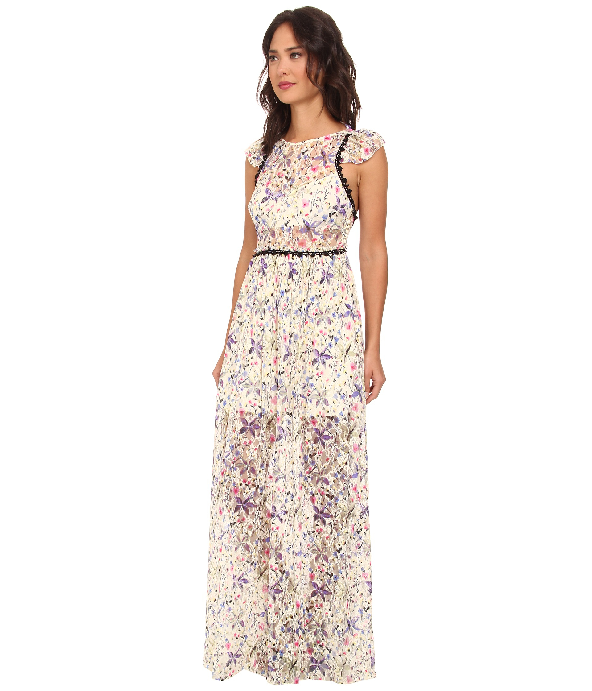 Free people Cherry Blossom Maxi Dress in Pink | Lyst