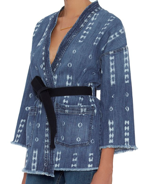 Current/Elliott Kyoto Kimono Denim Jacket Lyst