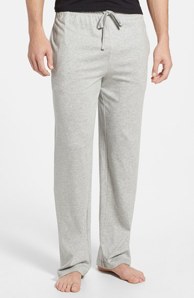 grey polo pajama pants